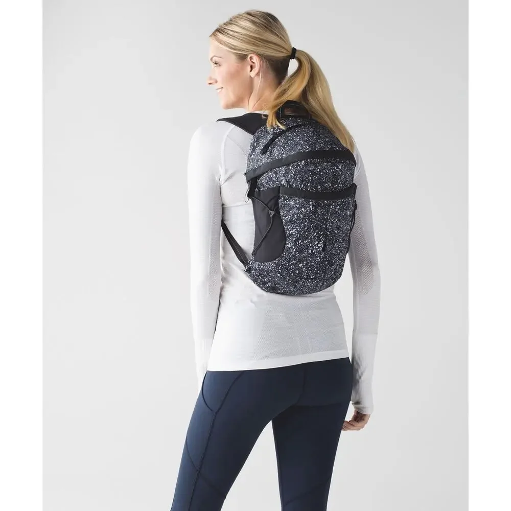 Lululemon Run All Day Backpack Splatter Reflective